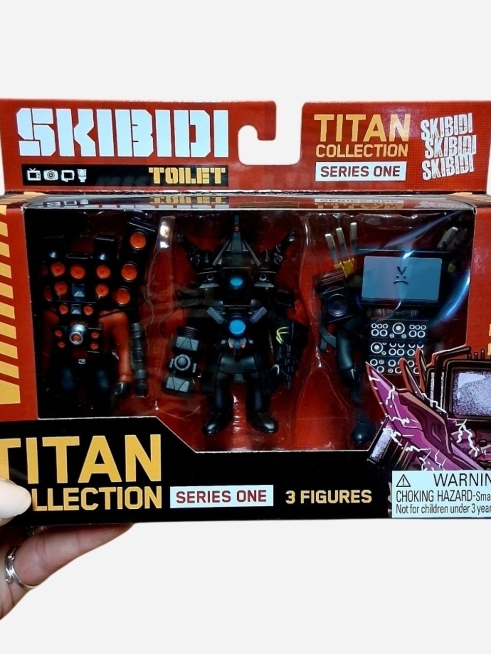 Skibidi Titan Collection Series One 3-Figure Set - New In Box